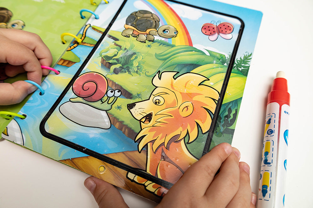 Książeczka z pisakiem wodnym ZWIERZĘTA