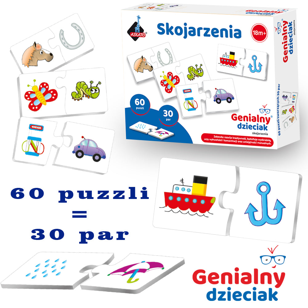 Skojarzenia puzzle do pary