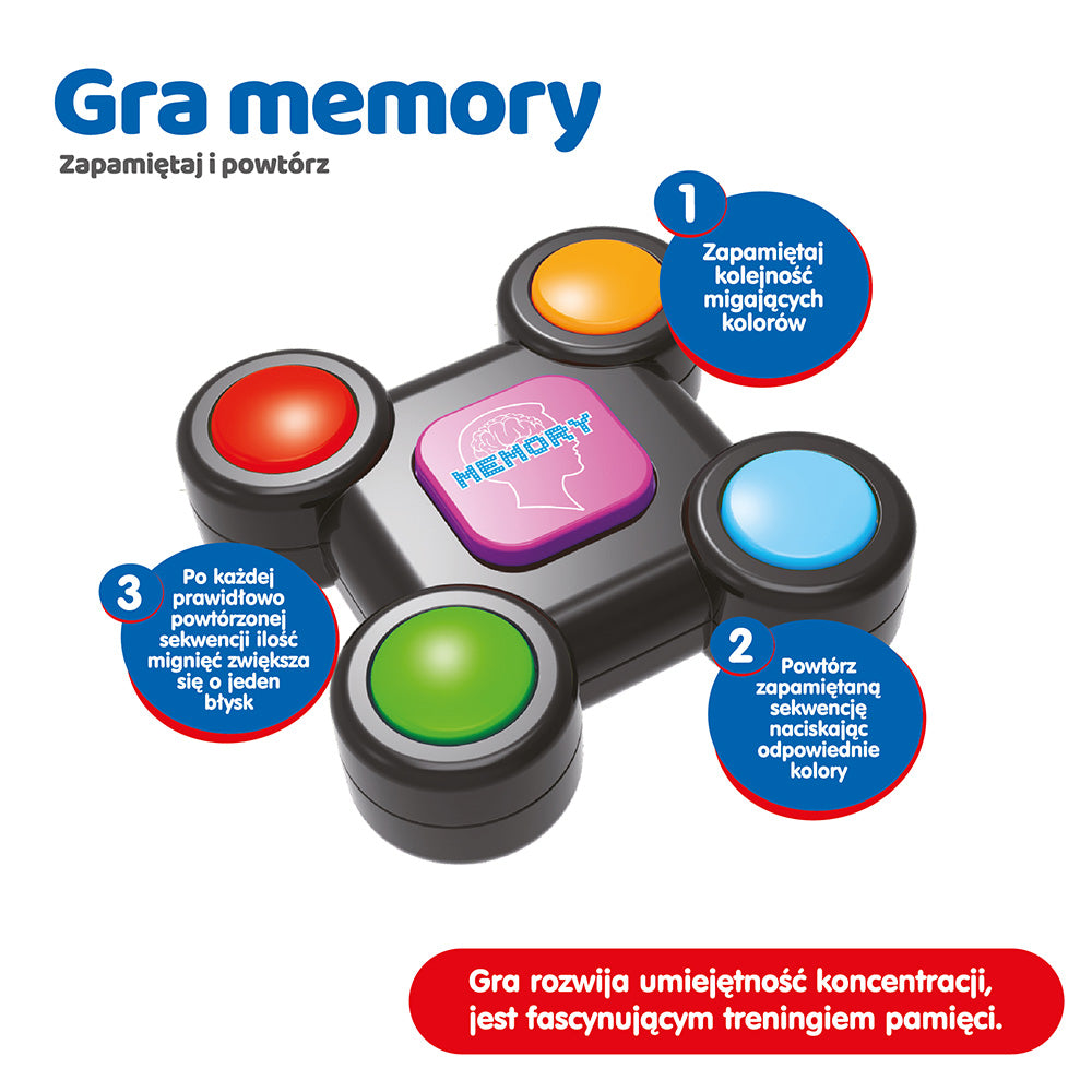 Genialny Dzieciak - Gra pamięciowa Memory Game