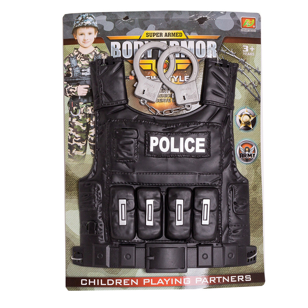 Kamizelka policyjna z kajdankami