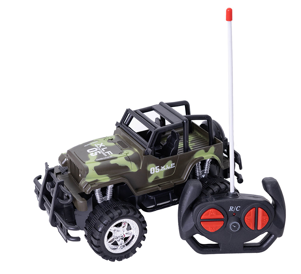 Jeep wojskowy RC z ładowarką 1:18