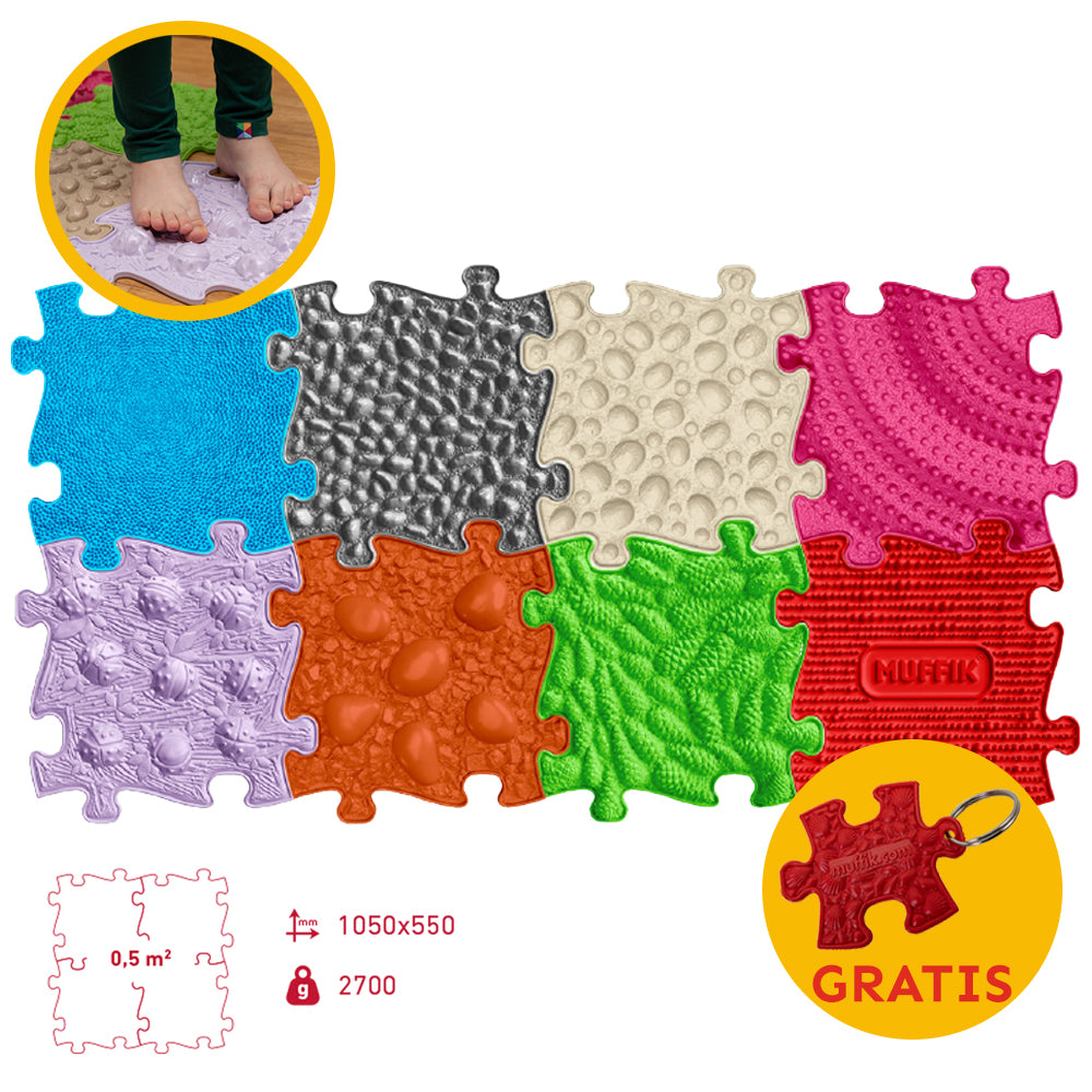 Zestaw mat sensorycznych MEDIUM - 8 elementów MFK-020-1