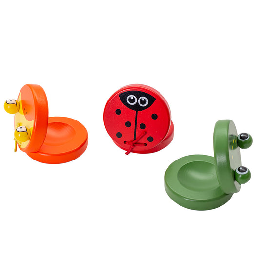 Drewniane kastaniety Zwierzątka