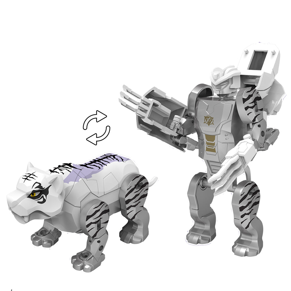 Robot transformujący Biały Tygrys