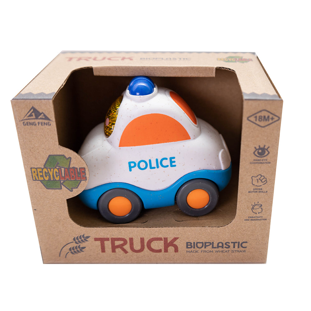 Autko - Policja z bioplastiku