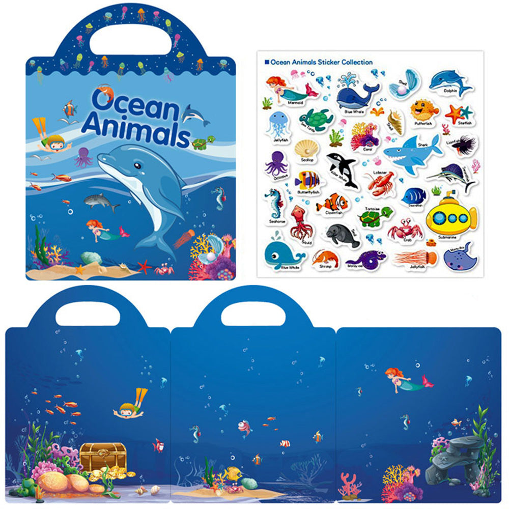 Książeczka z naklejkami - Ocean