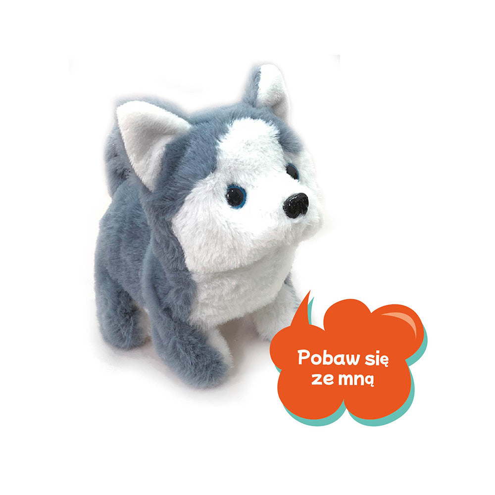 Twój pupilek piesek interaktywny Husky z akcesoriami