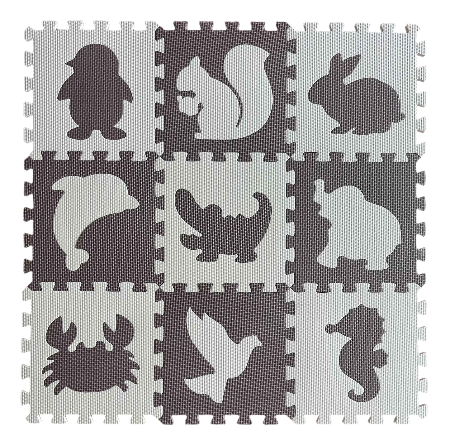 Puzzle piankowe 9-elementowe Zwierzątka