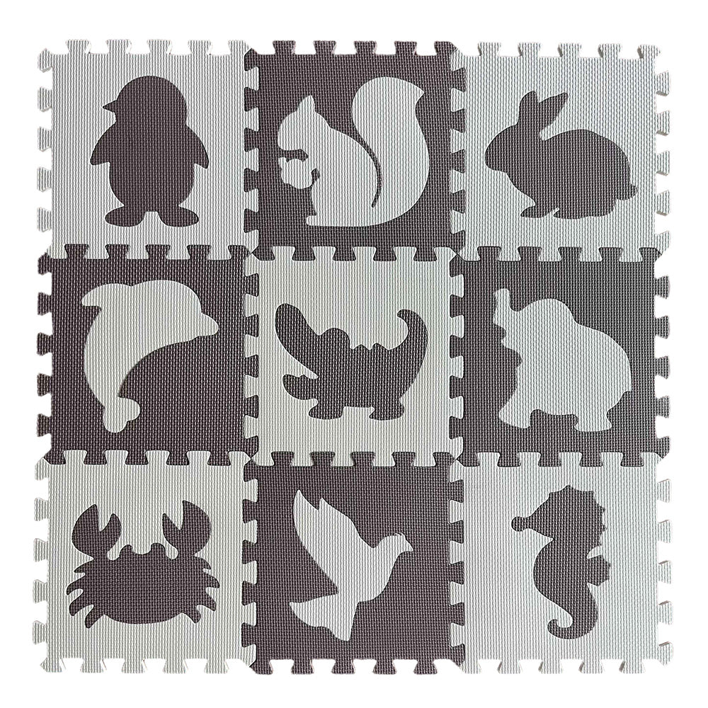 Puzzle piankowe 9-elementowe Zwierzątka