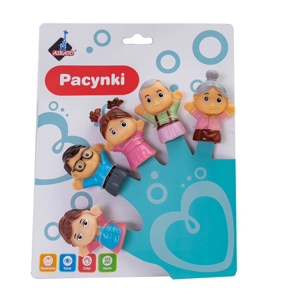Pacynki na palce - rodzina