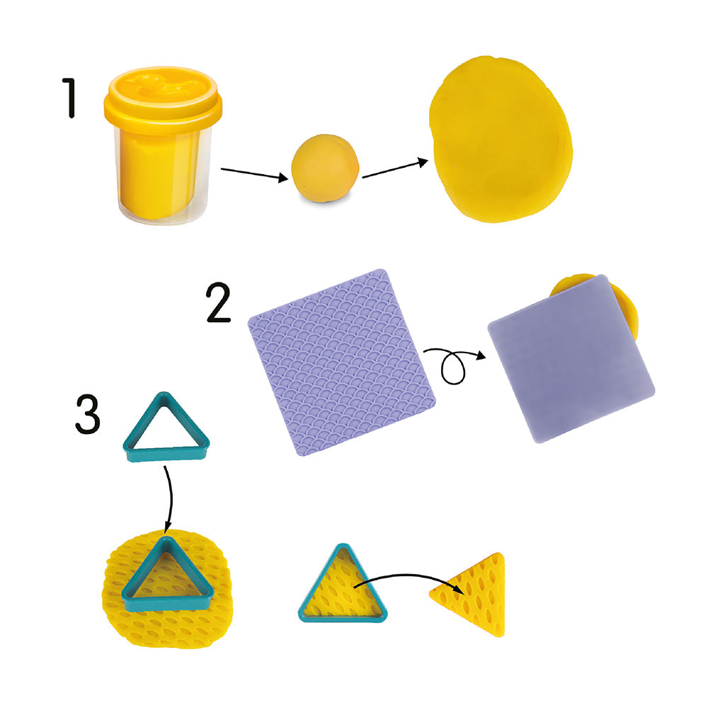 Masa plastyczna Plastusiowe Zabawy - Geometryczne kształty