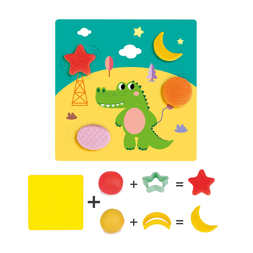 Masa plastyczna Plastusiowe Zabawy - Geometryczne kształty