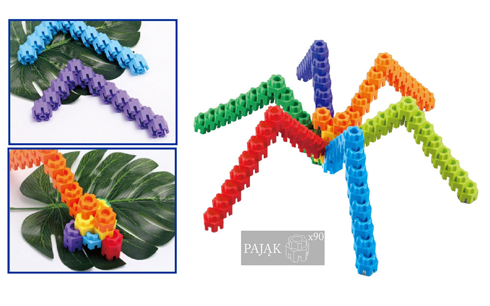 Klocki Małych Geniuszy ŚRUBKI - 150 elementów