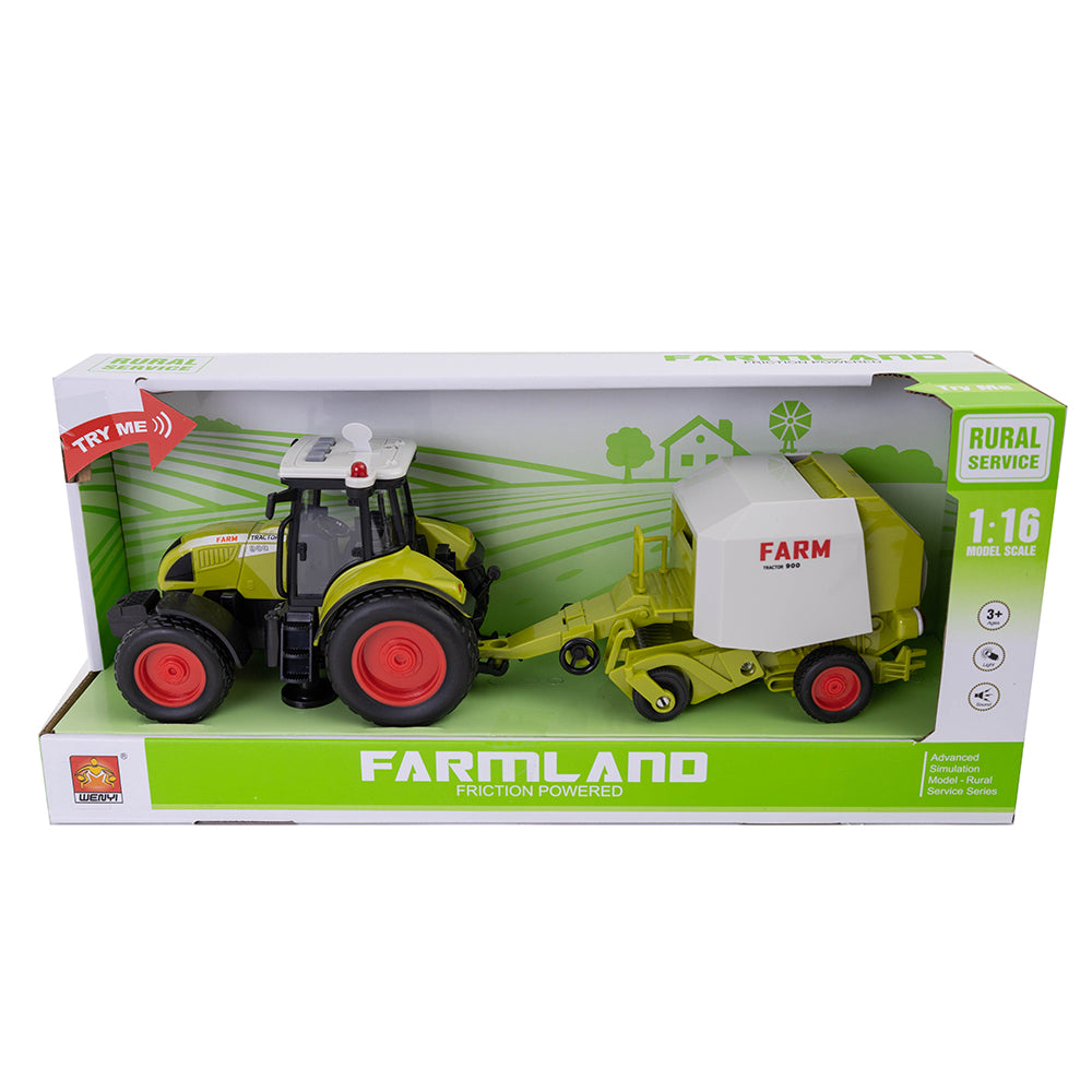 OUTLET Interaktywny traktor z prasą
