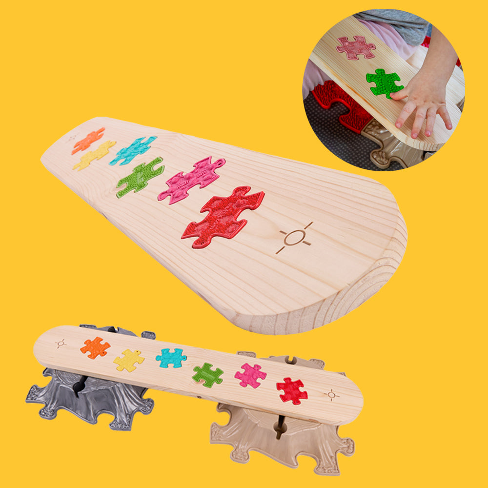 Kładka MUFFIK z nano-puzzlami sensorycznymi - 6 elementów MFA-03-3