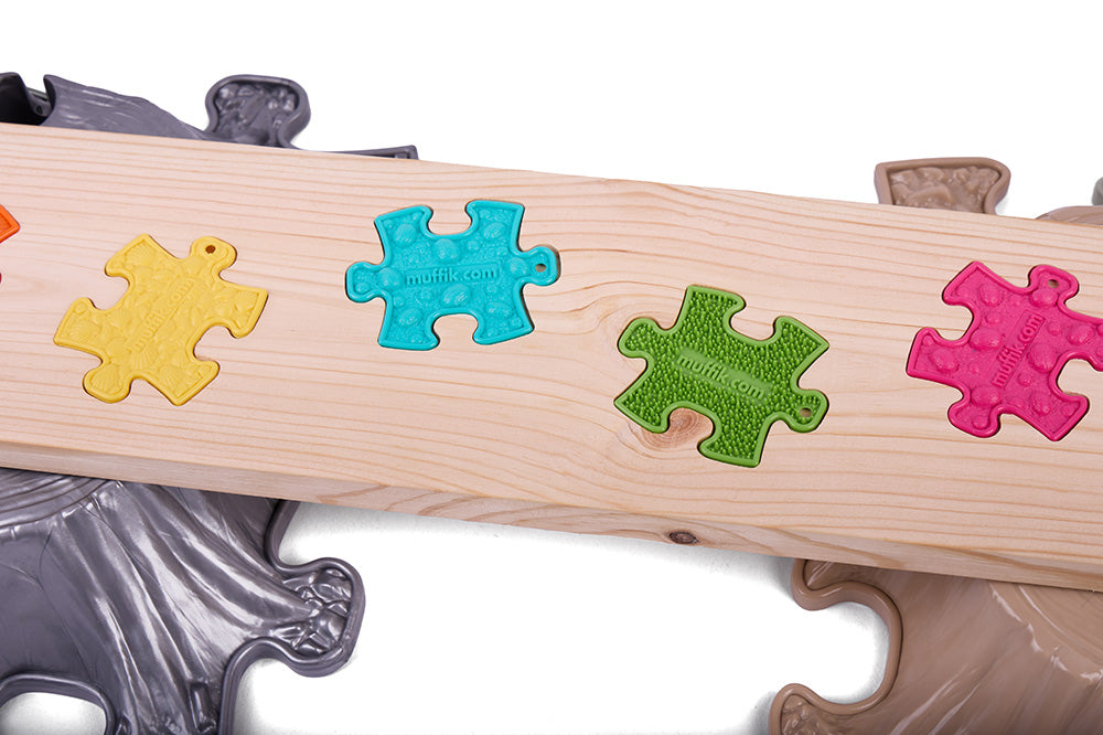 Kładka MUFFIK z nano-puzzlami sensorycznymi - 6 elementów MFA-03-3