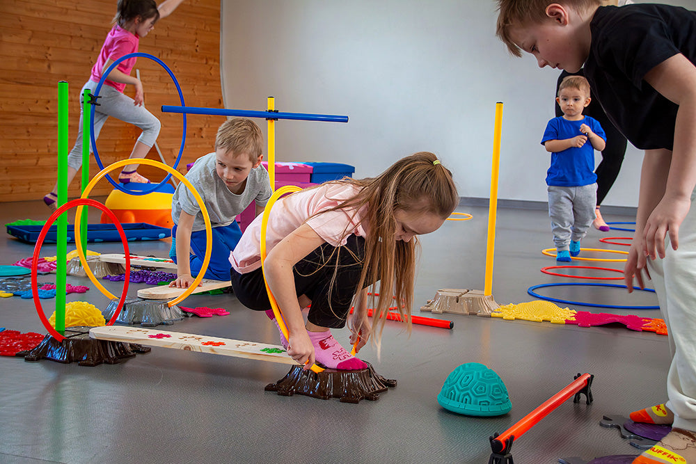 Kładka MUFFIK z nano-puzzlami sensorycznymi - 6 elementów MFA-03-3
