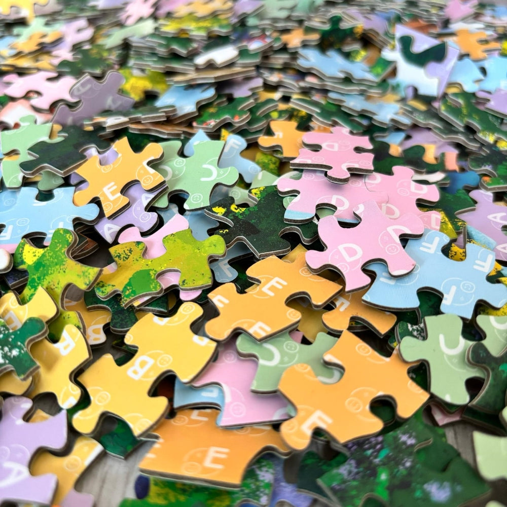 Puzzle DZIEWCZYNKA Z GĄSKAMI - 500 elementów