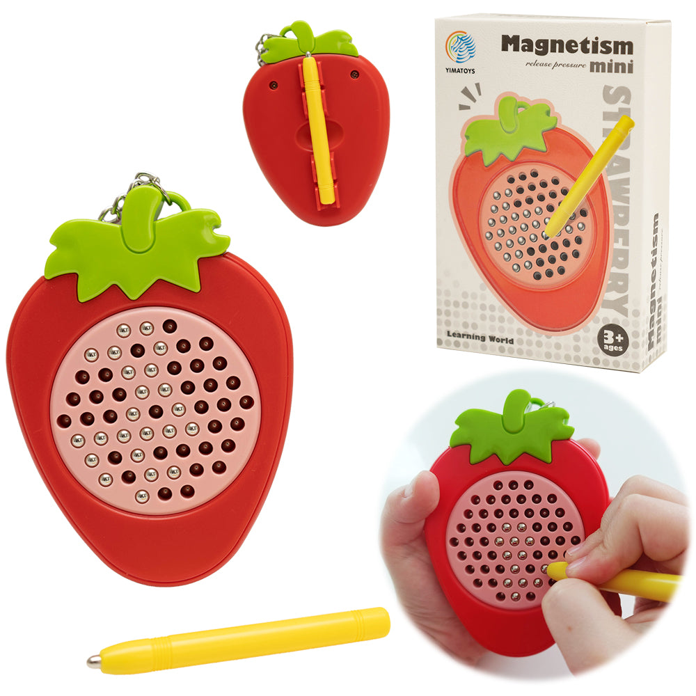 Mini magnetyczna tablica do rysowania – Truskawka