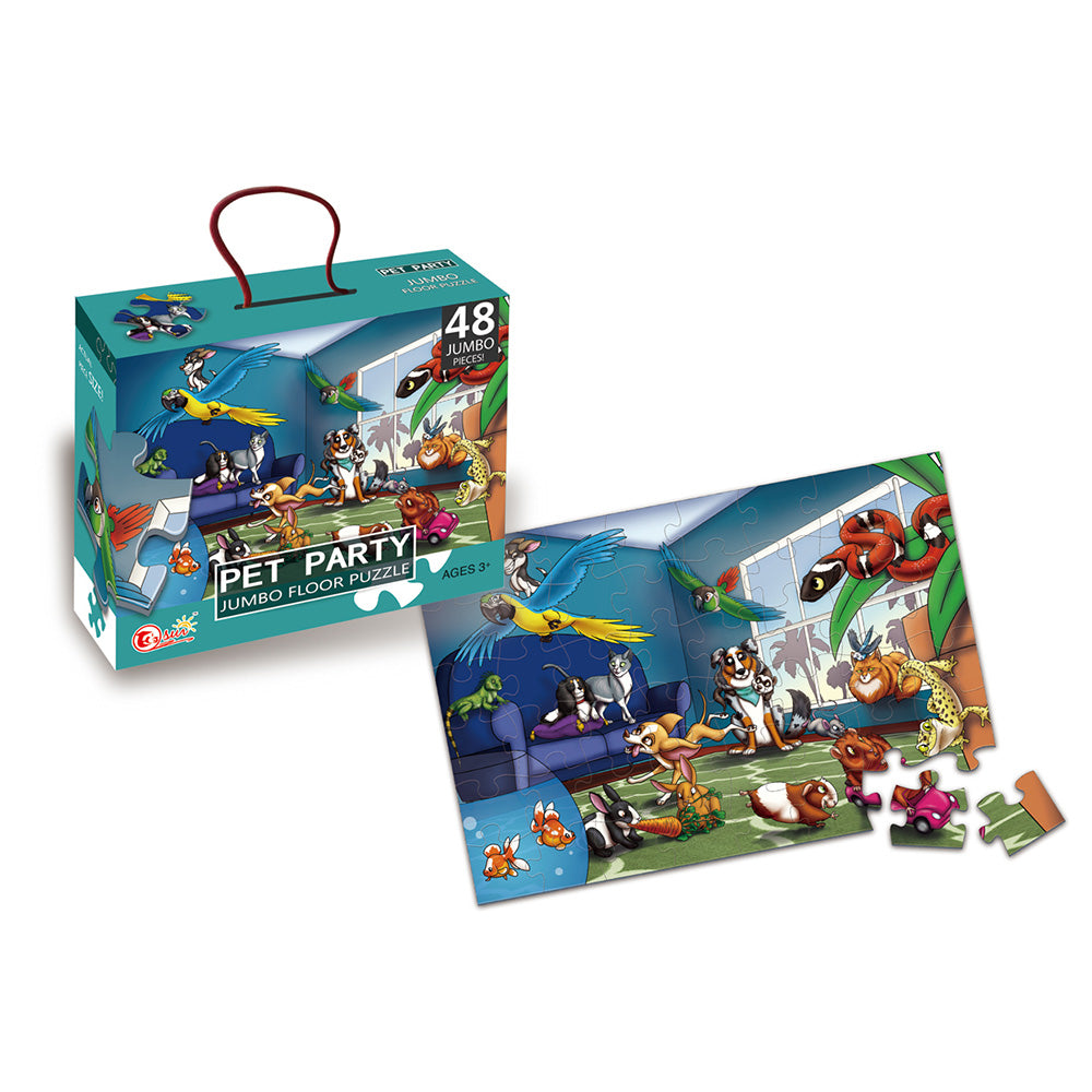 Puzzle Jumbo Bal zwierząt domowych – 48 elementów