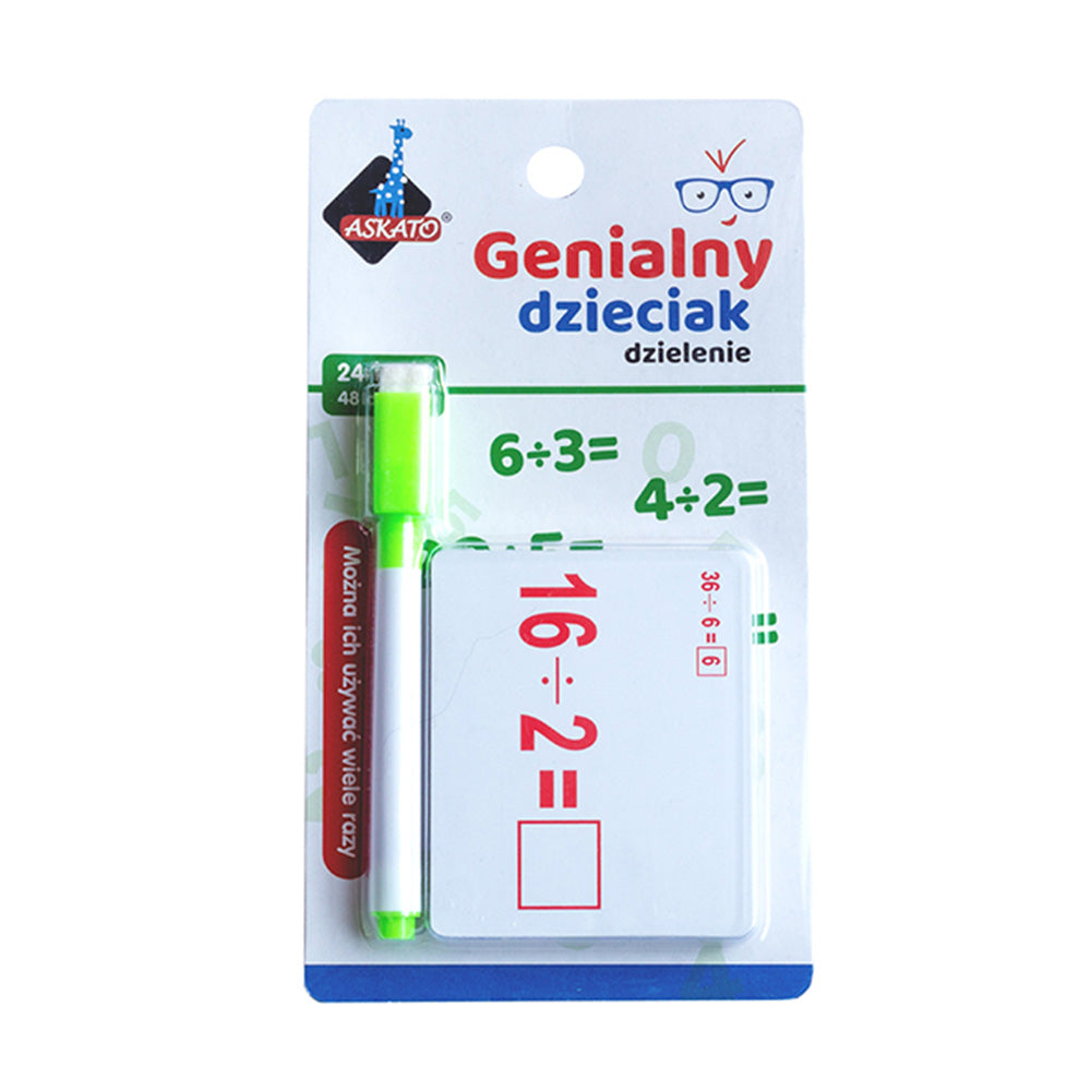 Fiszki arytmetyczne - dzielenie