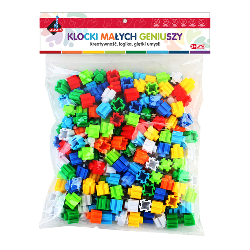 Klocki małych geniuszy - 128 elementów