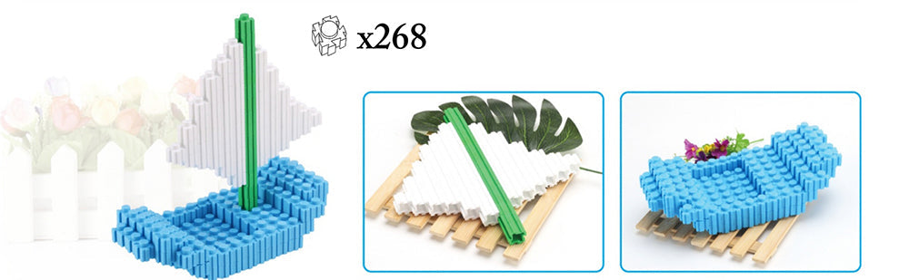Klocki małych geniuszy - 128 elementów