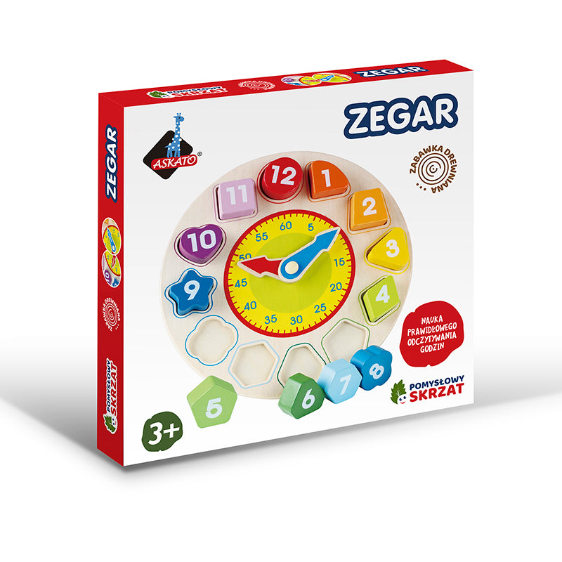 Pomysłowy Skrzat Zegar