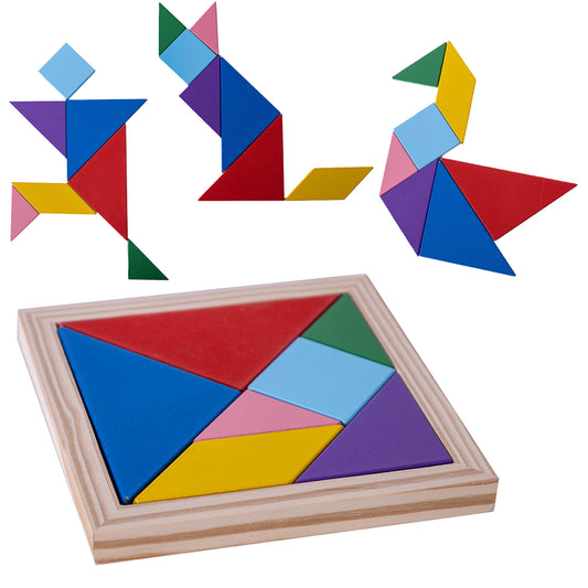 Układanka drewniana - tangram
