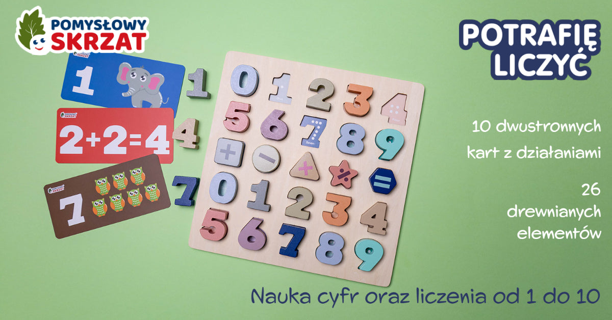 Pomysłowy Skrzat Potrafię liczyć