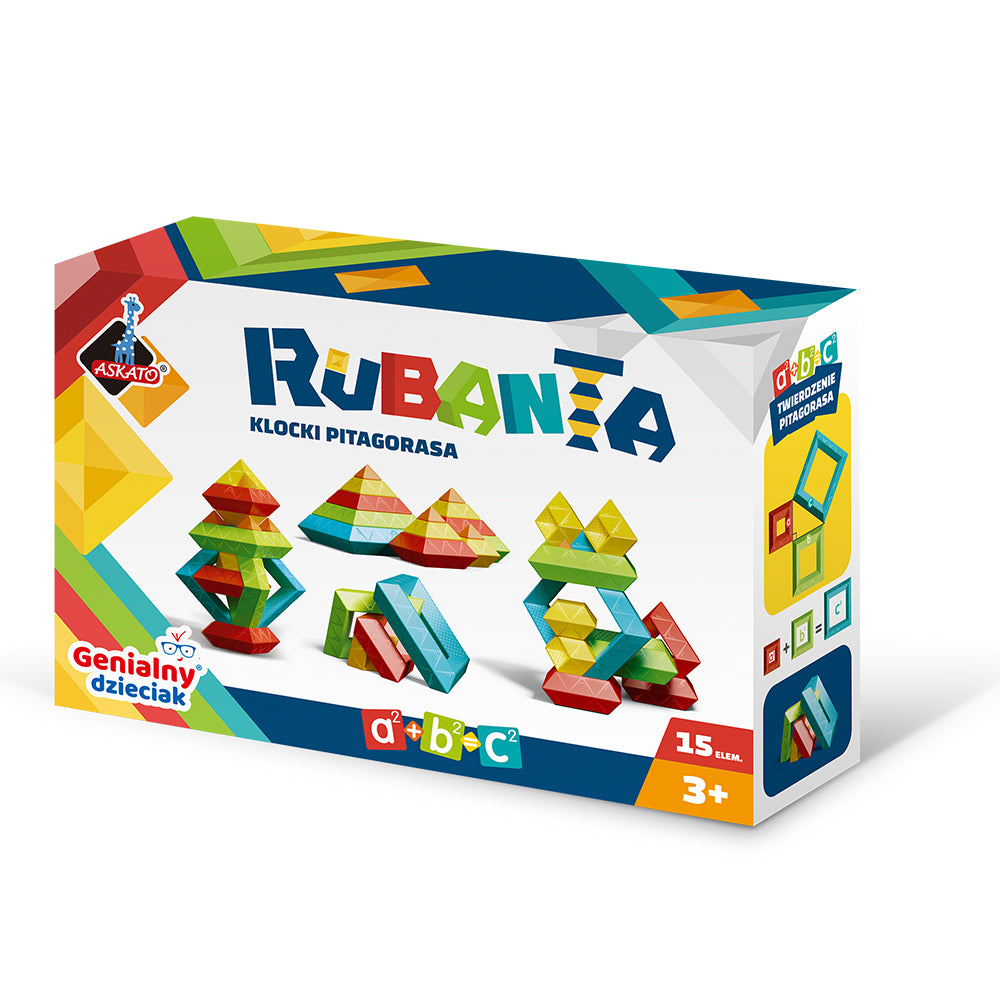Rubanta klocki Pitagorasa 15 elem.