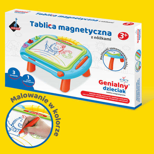 Tablica magnetyczna z nóżkami