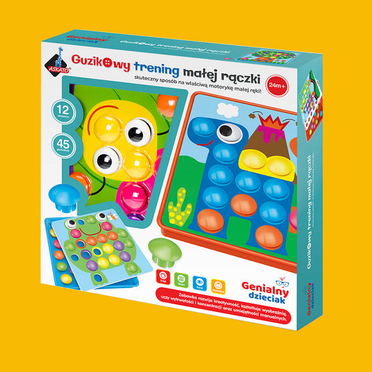 Guzikowy trening małej rączki