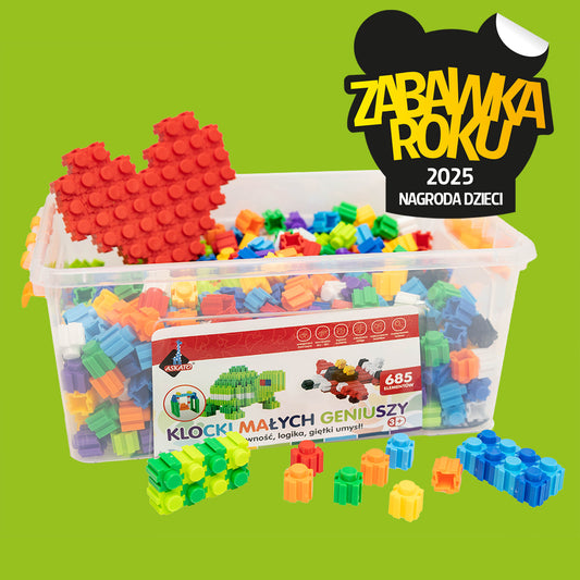 Klocki małych geniuszy 685 elem.
