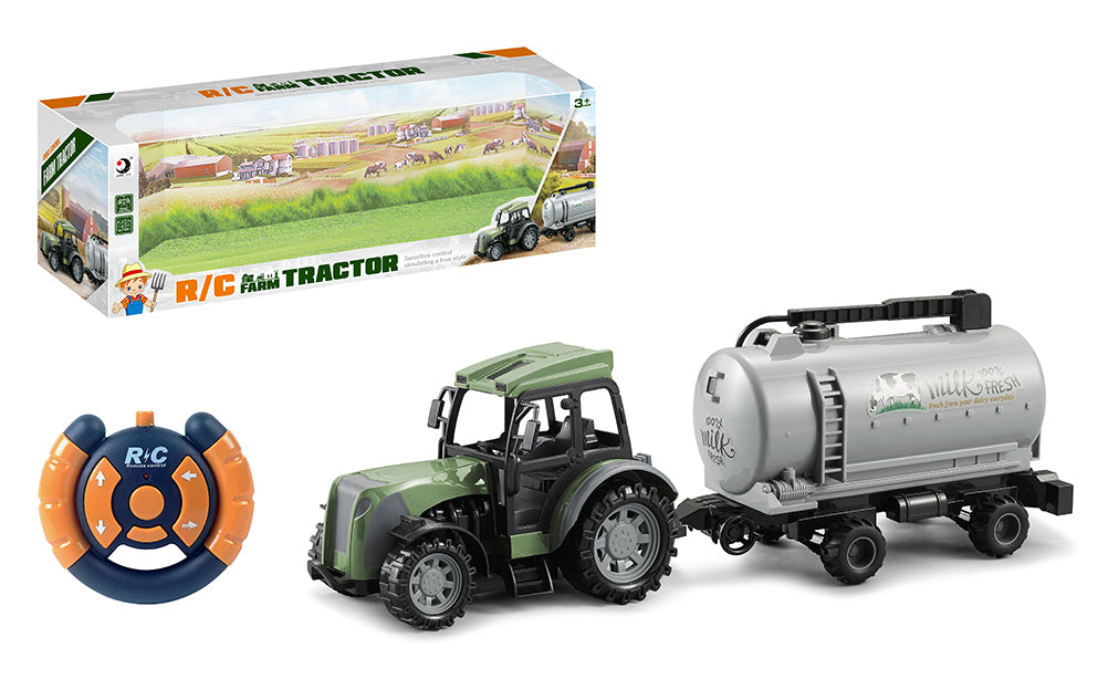 OUTLET Traktor zdalnie sterowany z beczkowozem