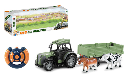 OUTLET Traktor zdalnie sterowany z zwierzątkami