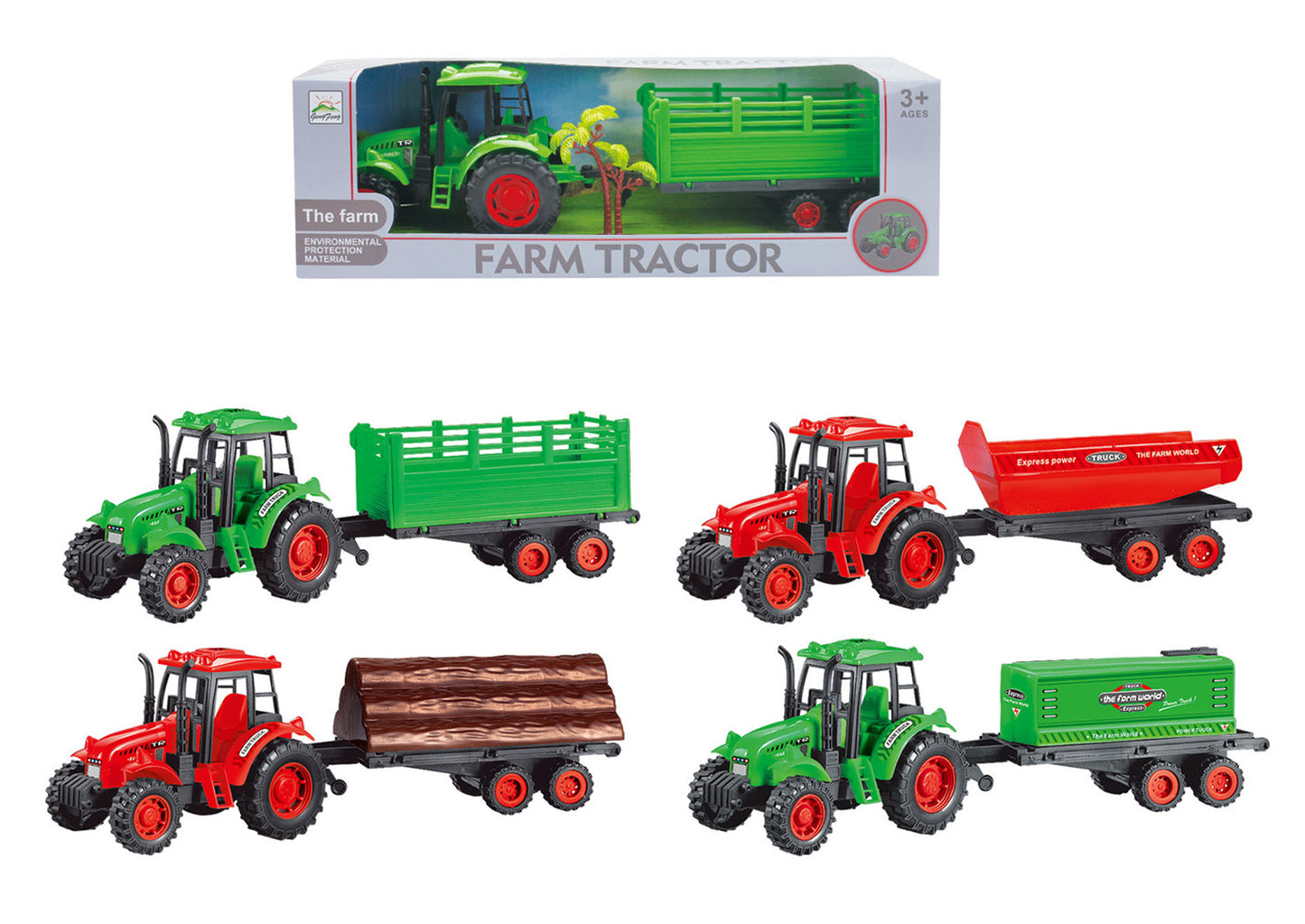 OUTLET Traktor z przyczepą