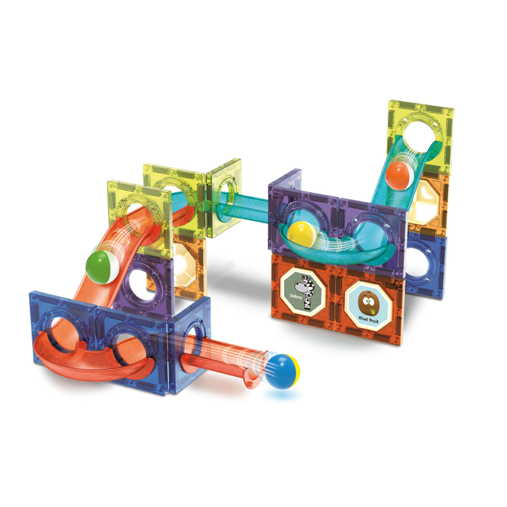 Klocki magnetyczne - 44 elementy