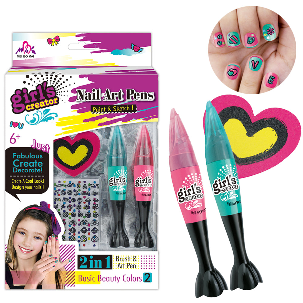 Zestaw do stylizacji paznokci + 2 lakiery
