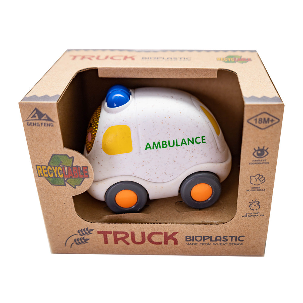 Autko - Ambulans z bioplastiku