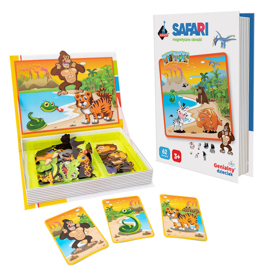 Puzzle magnetyczne - Safari