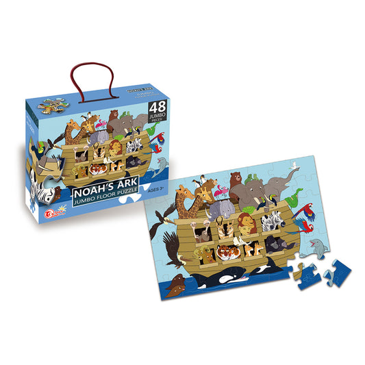 Puzzle podłogowe Jumbo Arka Noego - 48 elementów