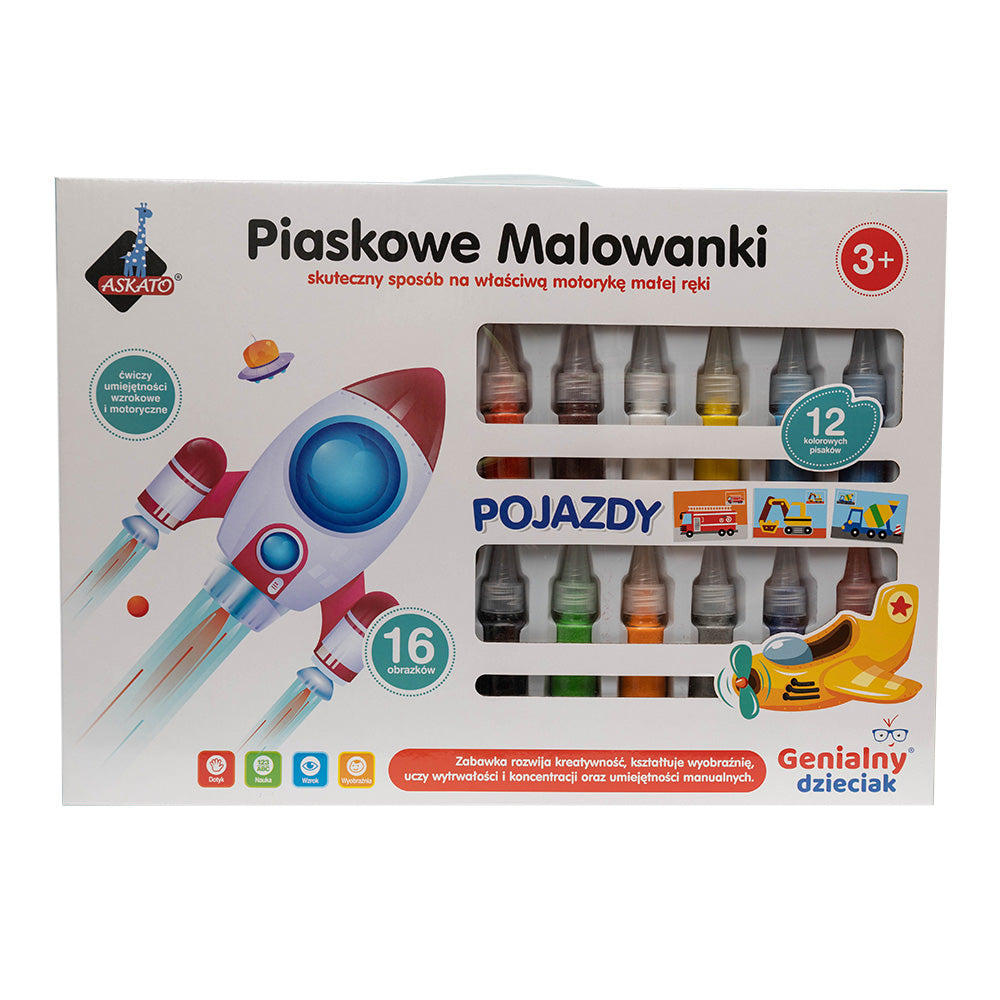 Piaskowa wyklejanka – Pojazdy