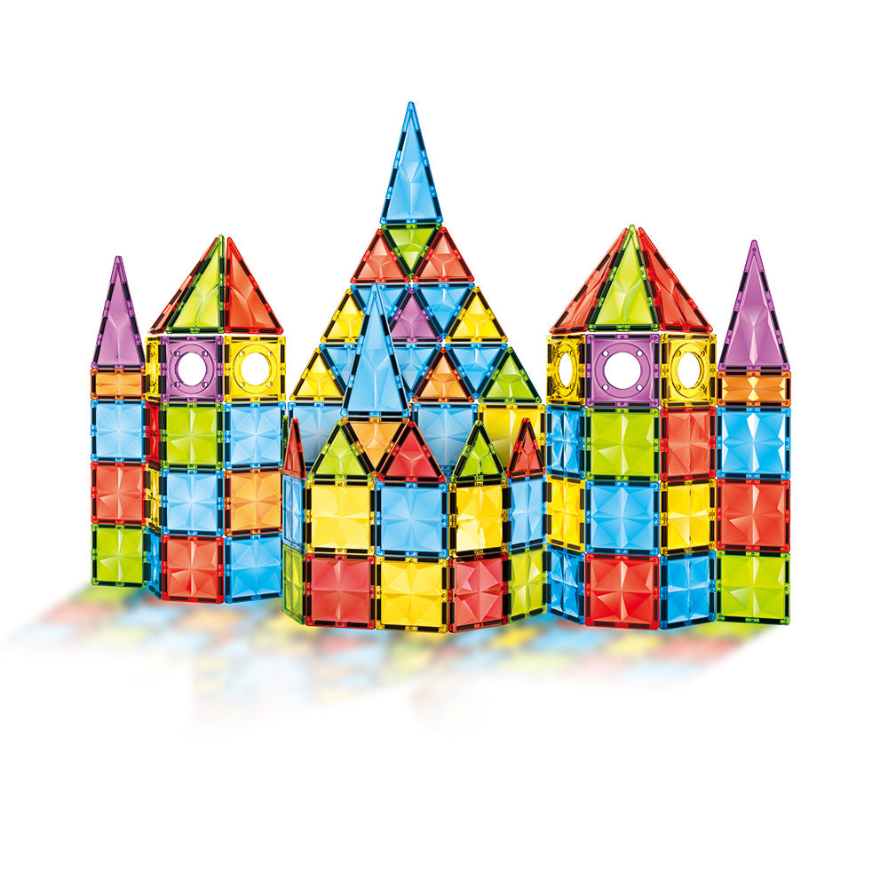 Klocki magnetyczne 3D – 100 elementów