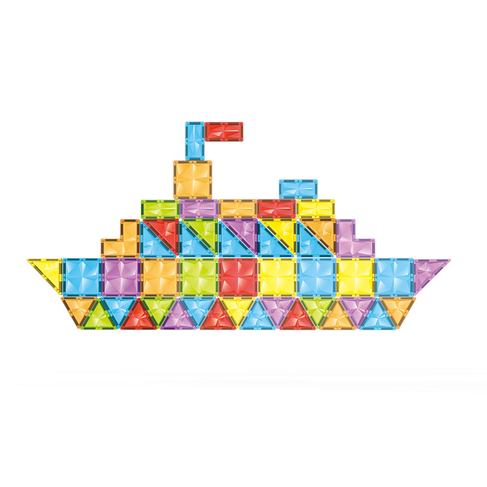 Klocki magnetyczne 3D – 100 elementów