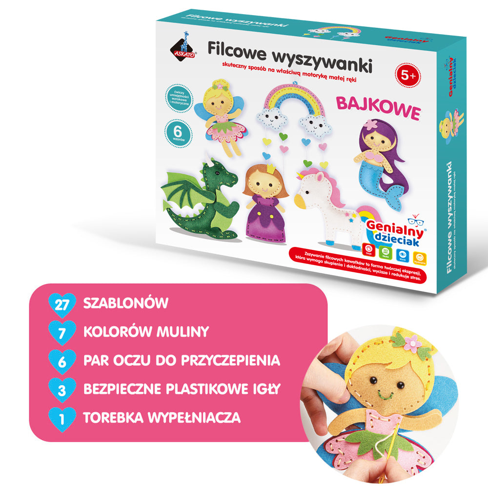 Filcowe wyszywanki – Baśnie