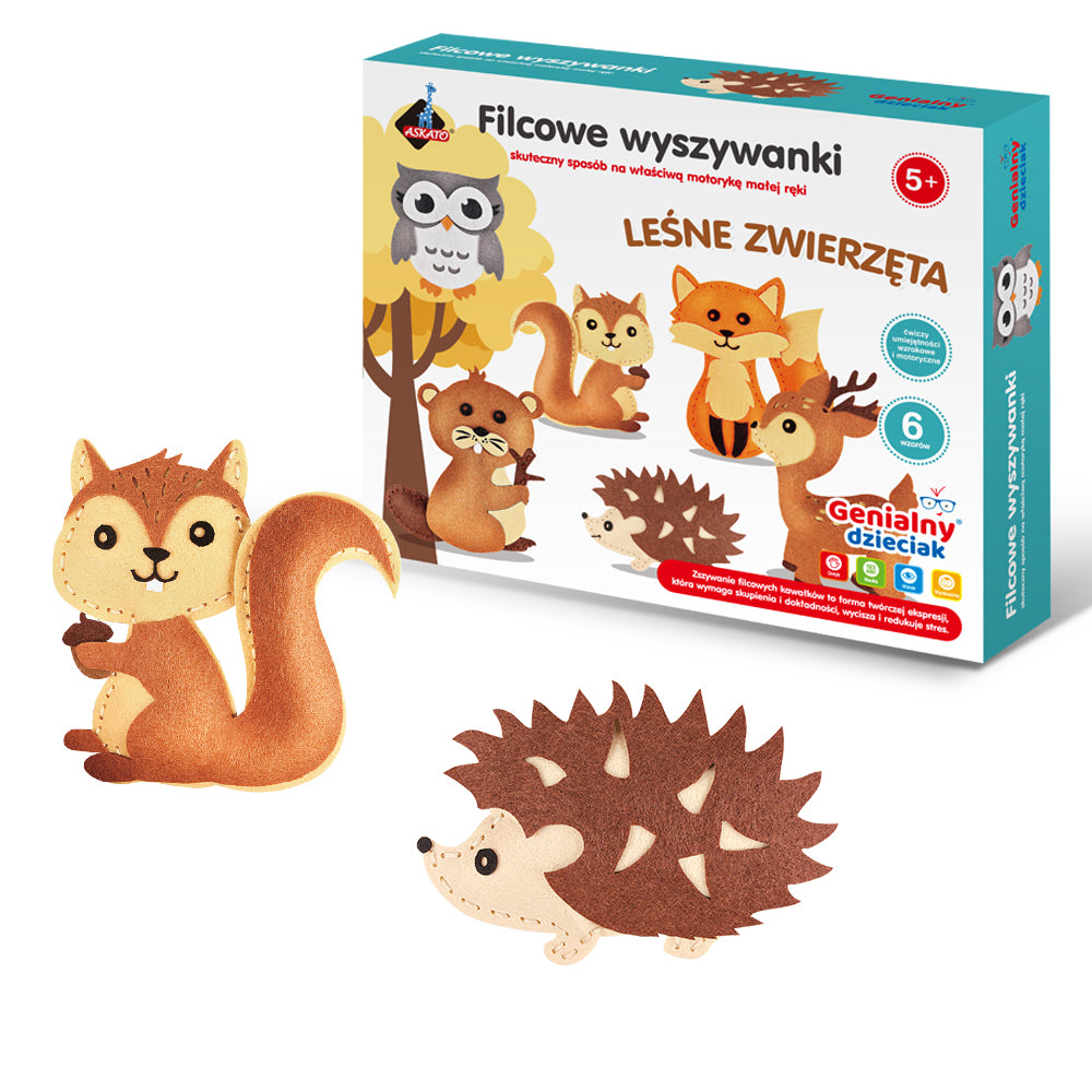 Filcowe wyszywanki – Zwierzęta