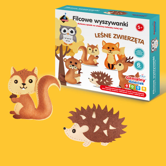 Filcowe wyszywanki – Zwierzęta