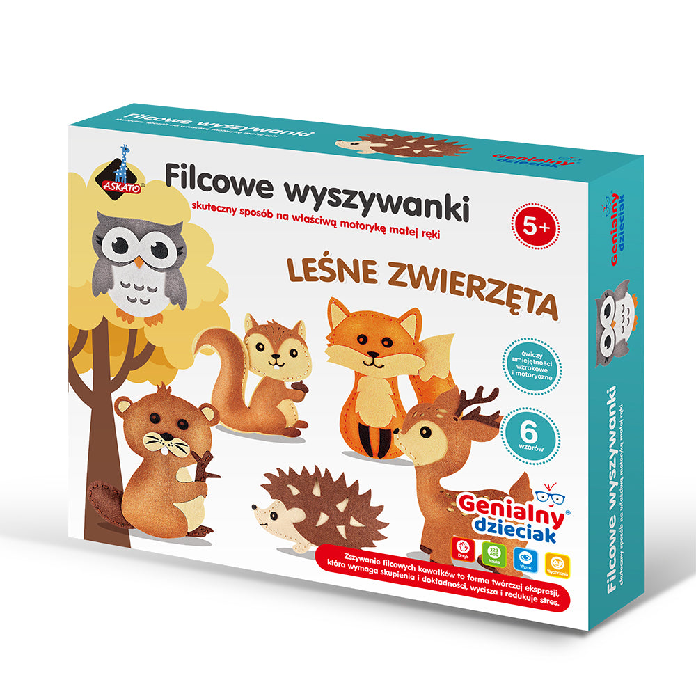 Filcowe wyszywanki – Zwierzęta