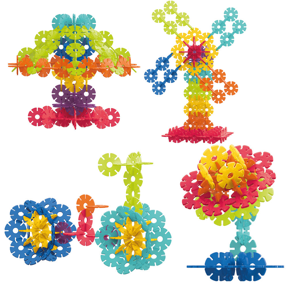 Klocki Małych Geniuszy ŚNIEŻYNKI – 280 elementów